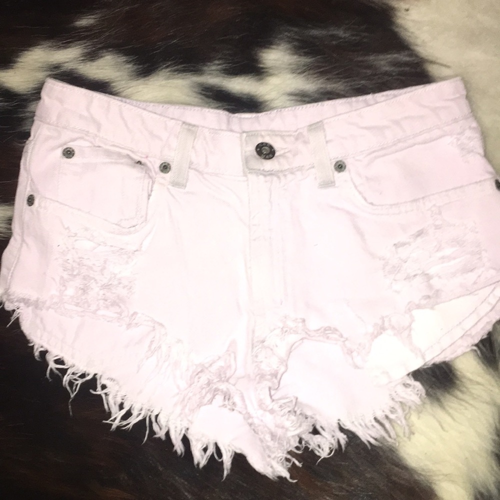 Purple carmar Jean shorts